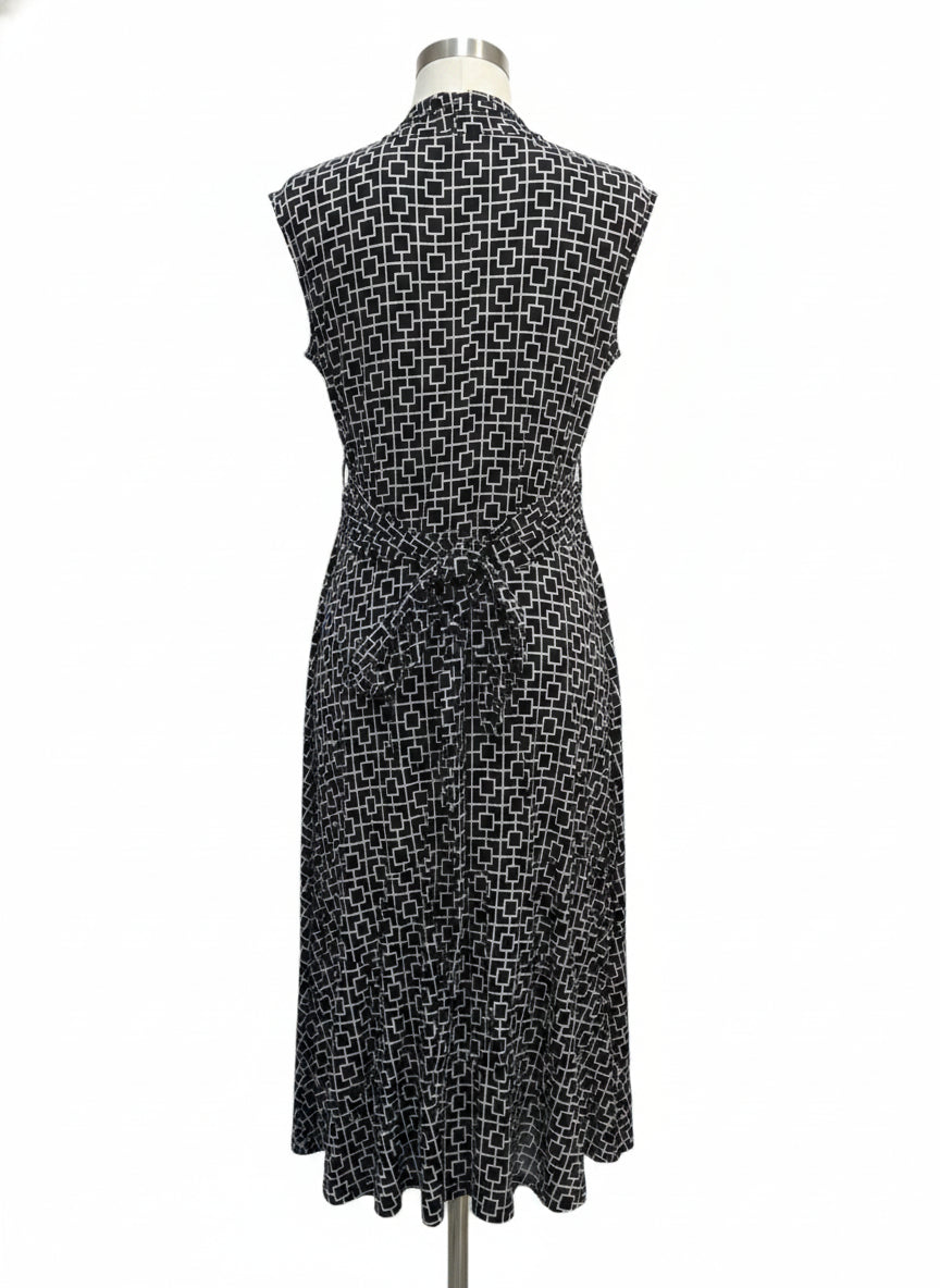 LoveXDesign · Sleeveless Dress · 2X · Black/White