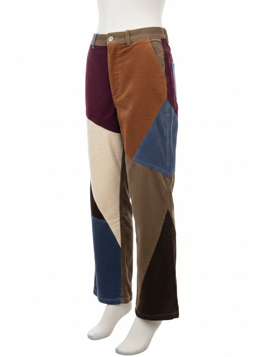 Kina&Tam · Rough Patch Pants · 2 · Patchwork Multi-color