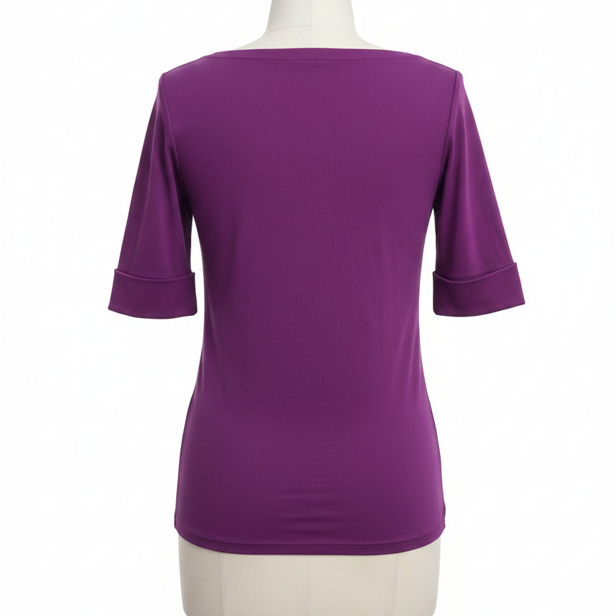 RalphLauren · Elbow Length Top · Medium · Berry