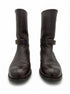 Jimmy Choo · Durum Leather Biker Boots · 9 · BrownGold