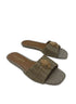 Kurt Geiger · Kensington Flat Sandal · 7.5 · White Beige