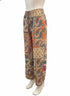 Rose & Olive · Palazzo Pants · Medium · BeigeMulti