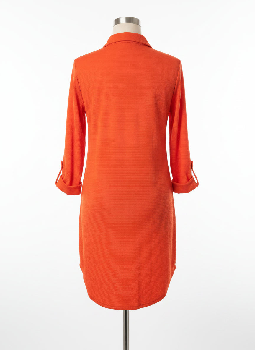Paula Deen · Shacket · 1X · Poppy Orange