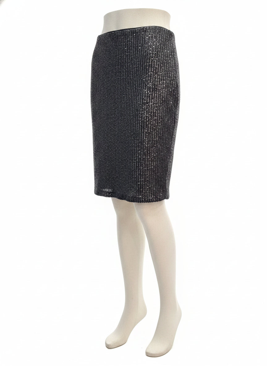 Anne Klein · Sequin skirt · XLarge · Black