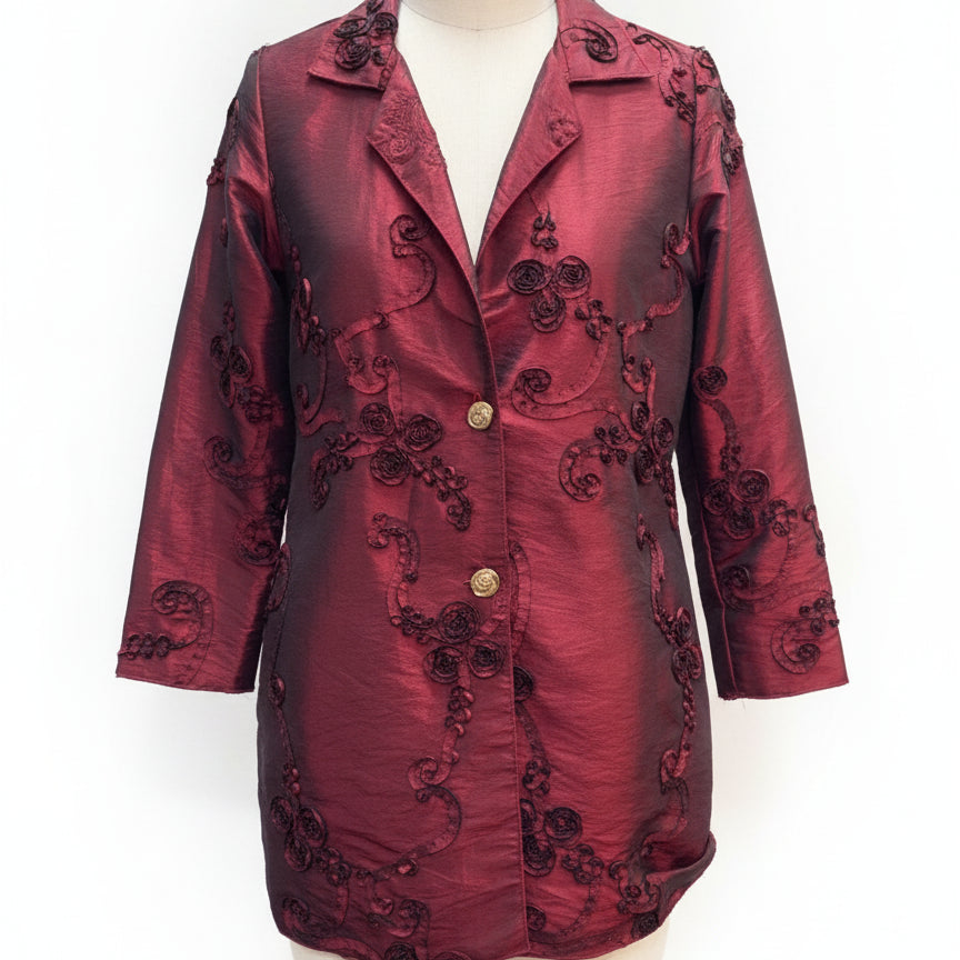 Winding River · Jacket · Small · Garnet