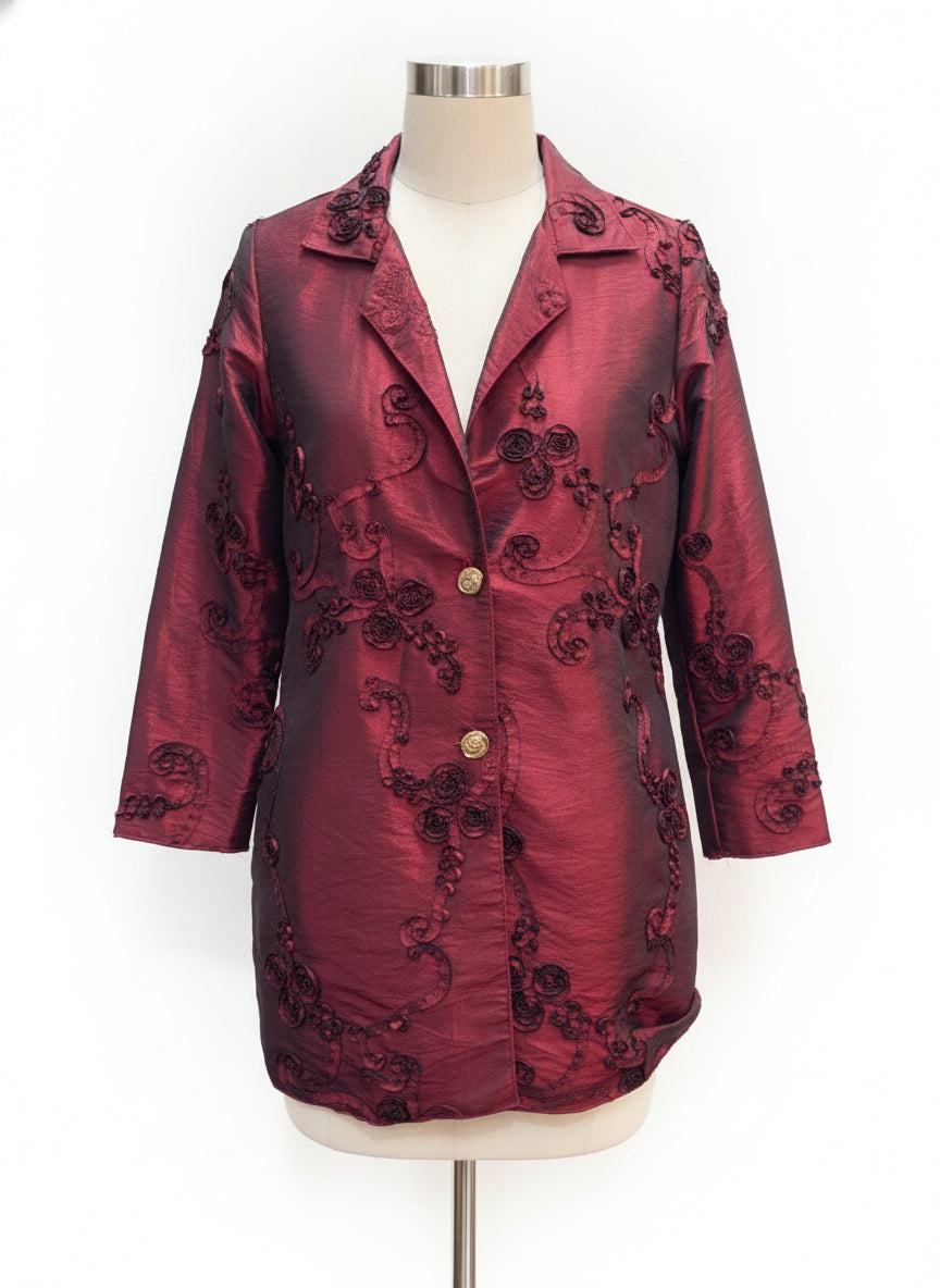 Winding River · Jacket · Small · Garnet