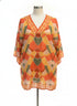 Do Everything in Love · 3/4 Sleeve Dress · L/XL · OrangeMulti