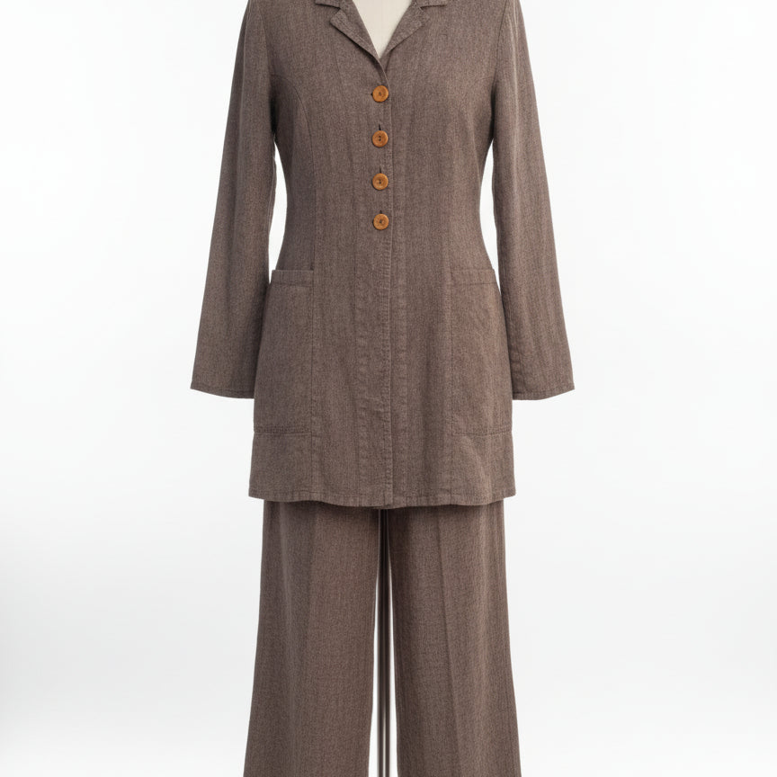 FLAX · Suit · Small · OrangeBlue