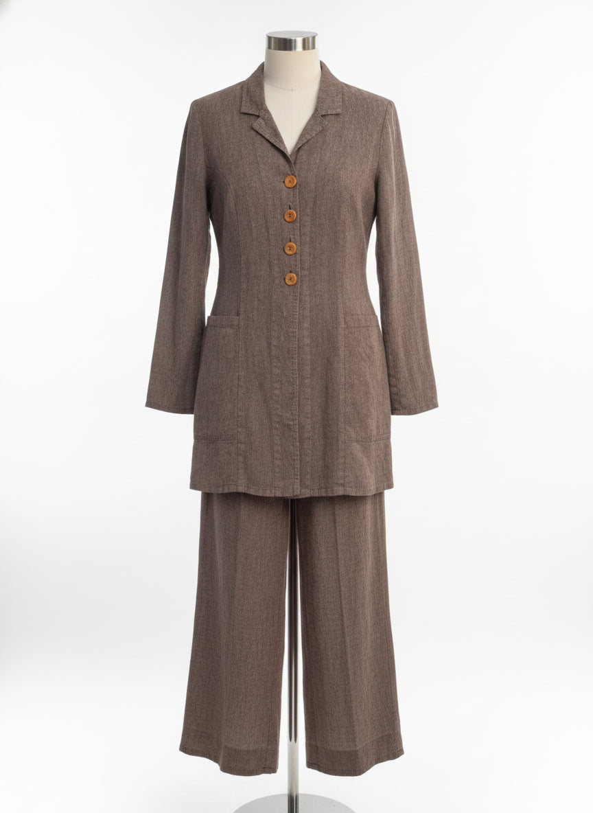 FLAX · Suit · Small · OrangeBlue