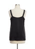WHBM · Drape Neck Black Lace Trim · Medium · Black