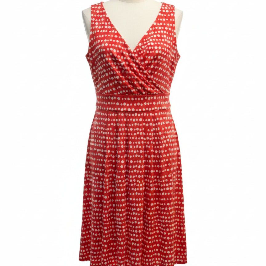 Lands' End · Sleeveless Dress · Small · Red