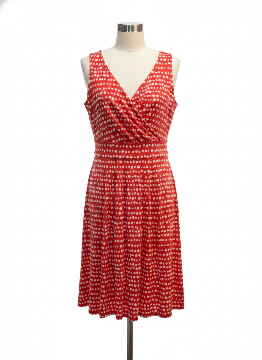 Lands' End · Sleeveless Dress · Small · Red