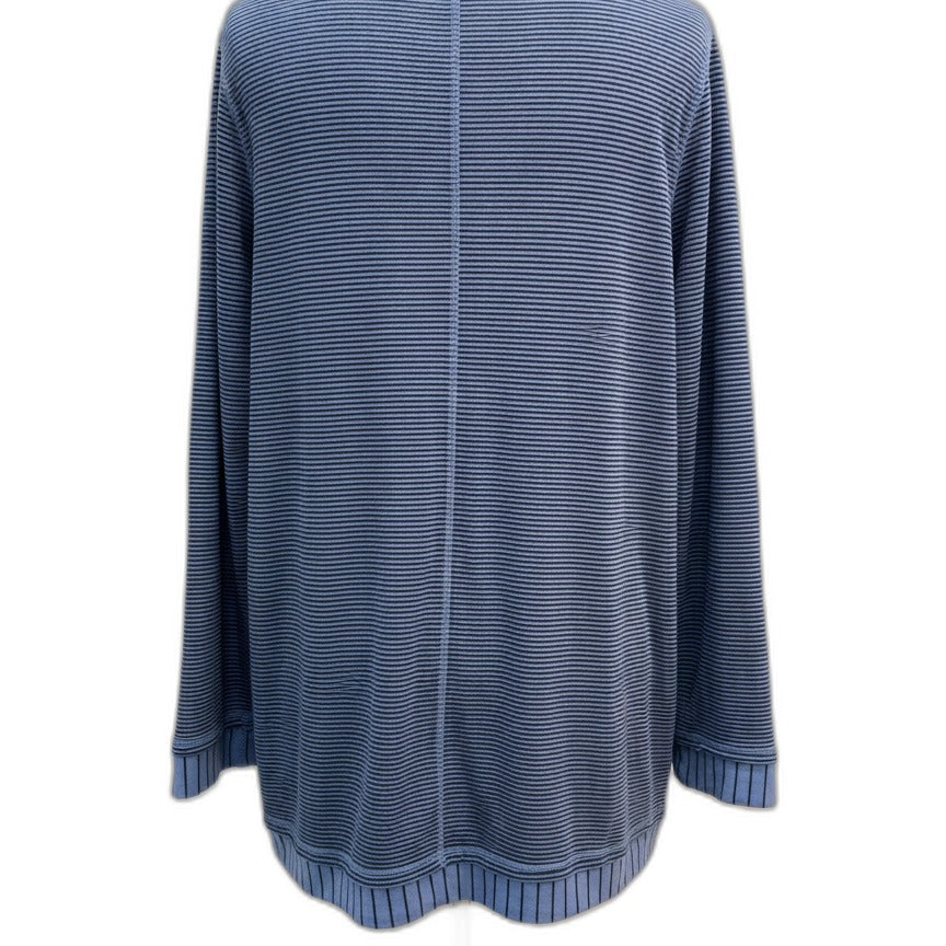 Tribal · Tunic Cowl Neck Top · XLarge Tall · Blue