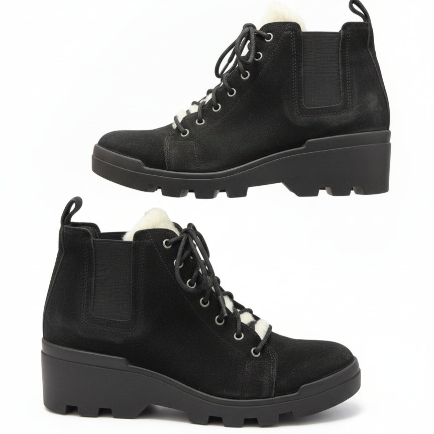 Eileen Fisher · Booties · 8 · Black