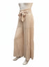 FreePeople · Cotton Blend Good Day Tie Waist Wide Leg Pants · Medium · Blush