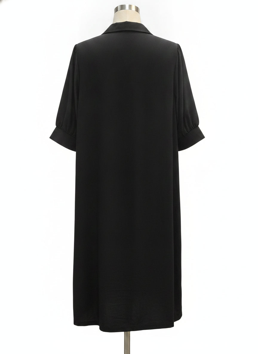 Jude Connally · Elbow Length Dress · Large · Black