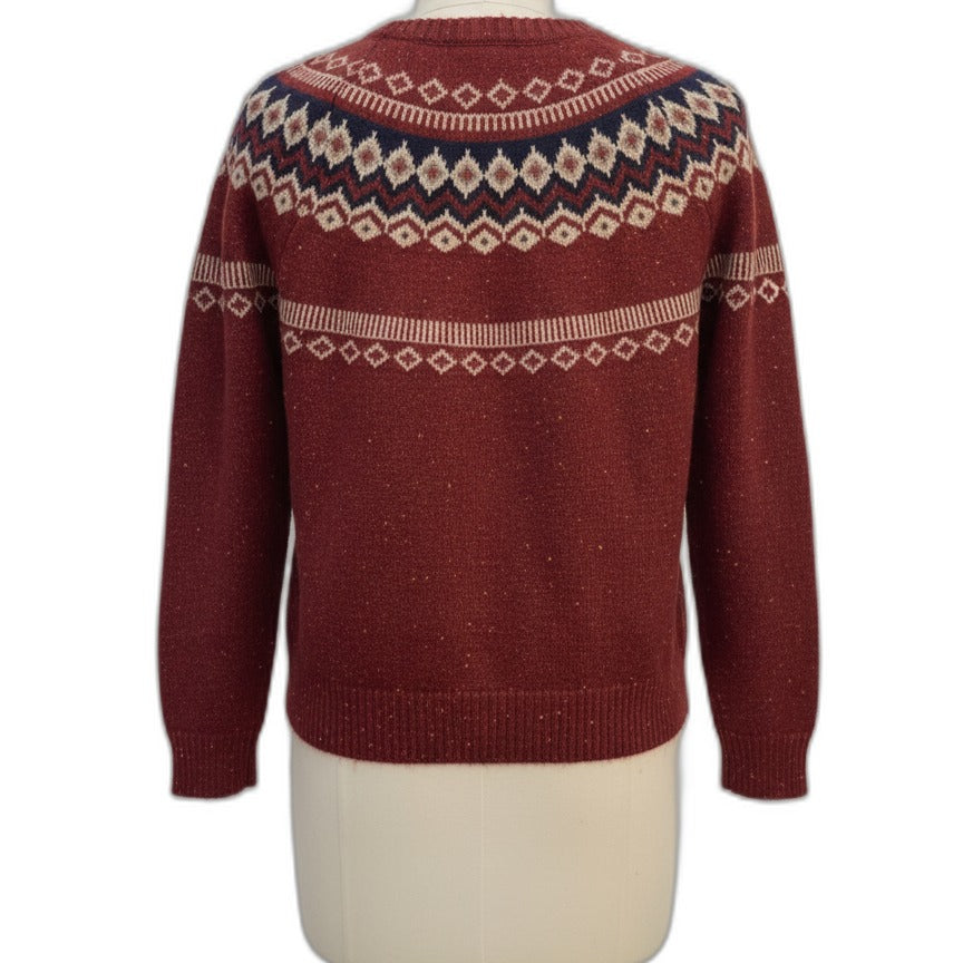 Weatherproof · Fair Isle · Small · RustBeige