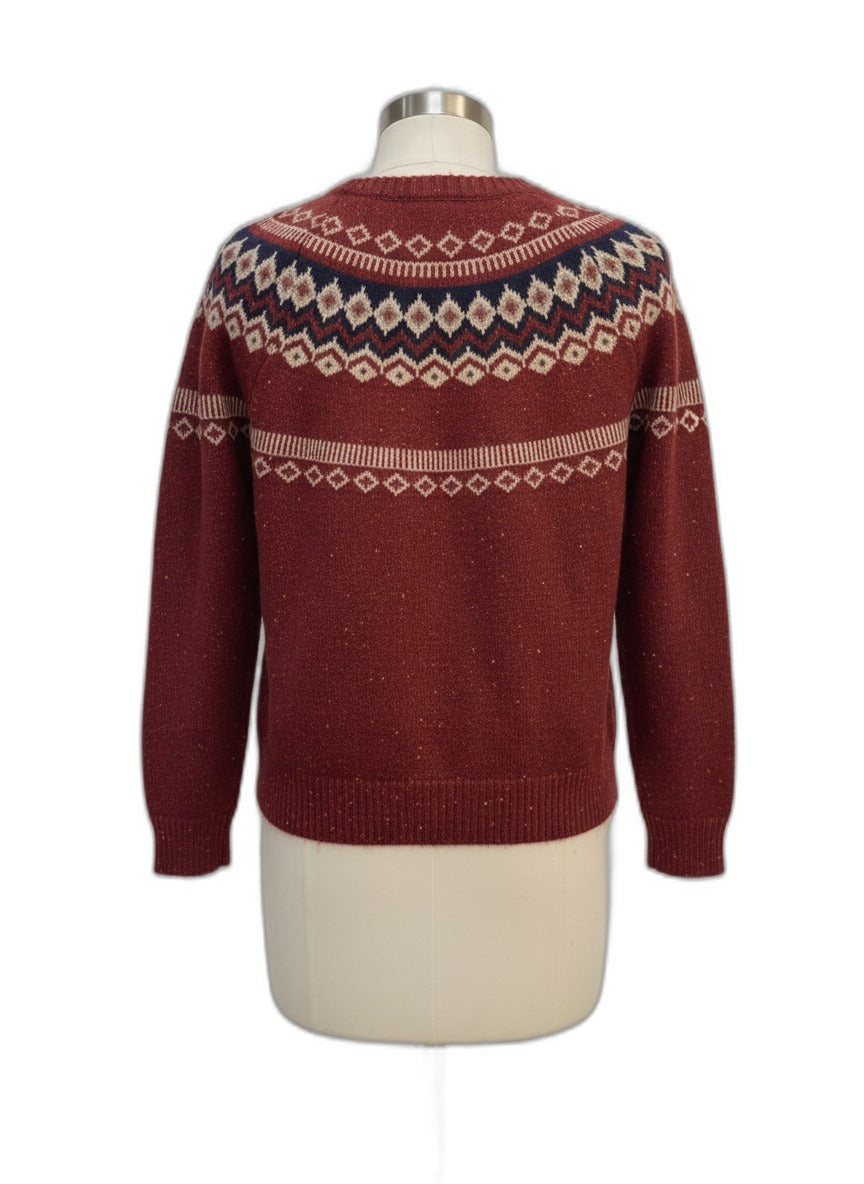 Weatherproof · Fair Isle · Small · RustBeige