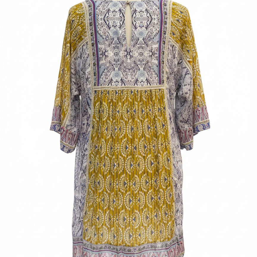 Sundance · Dress with slip · Small P · DijonBlue