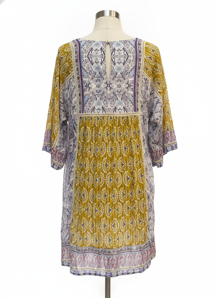 Sundance · Dress with slip · Small P · DijonBlue