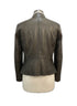 Bernardo · Leather Zip-Up Jacket w/Mandarin Collar · 2X · Olive