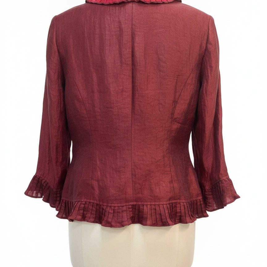 Carlisle New York · Evening Jacket · Medium · Garnet