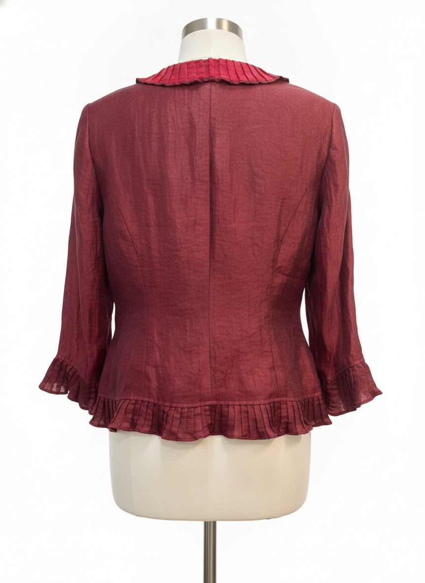 Carlisle New York · Evening Jacket · Medium · Garnet