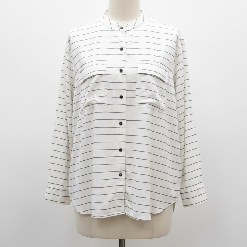 PrAna · LongSleeve Shirt · Large · WhiteGray