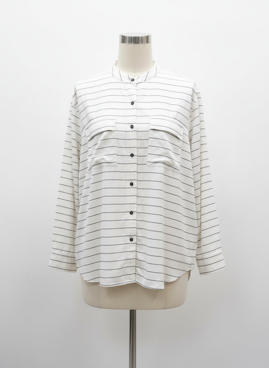 PrAna · LongSleeve Shirt · Large · WhiteGray