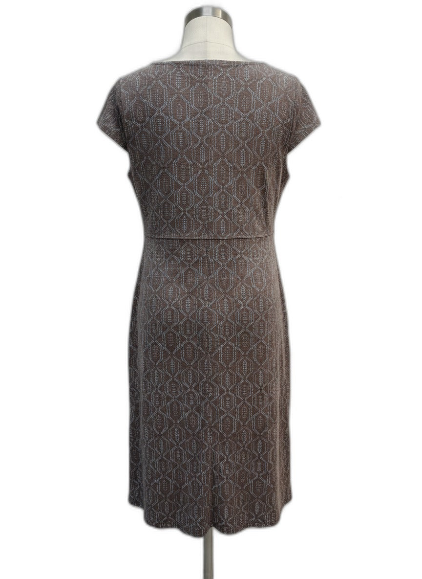 Toad&Co · Cap Sleeve Dress · Small · AquaBrown