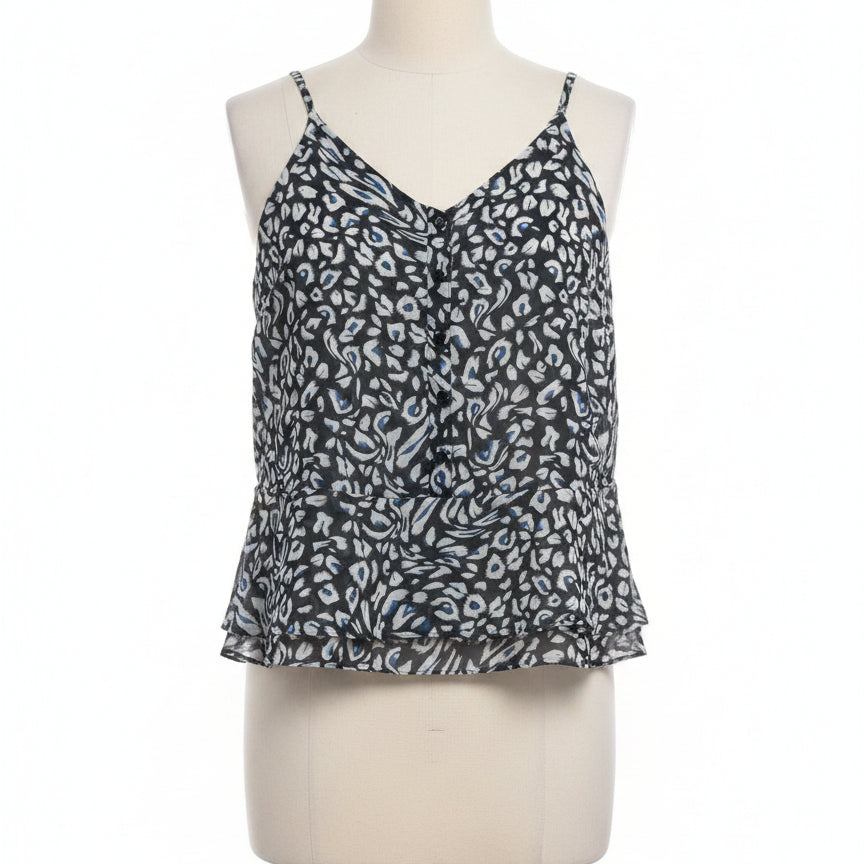 CAbi · Purr Leopard #5362 · Large · Navy/White