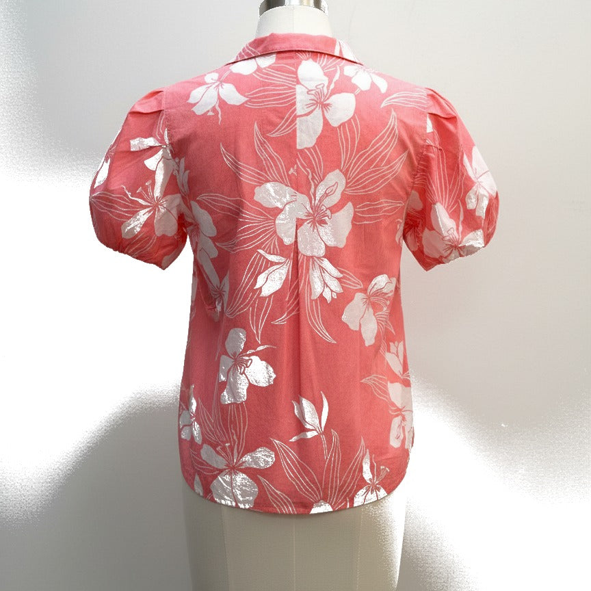 Tommy Bahama · Shirt · Medium · Pink and White