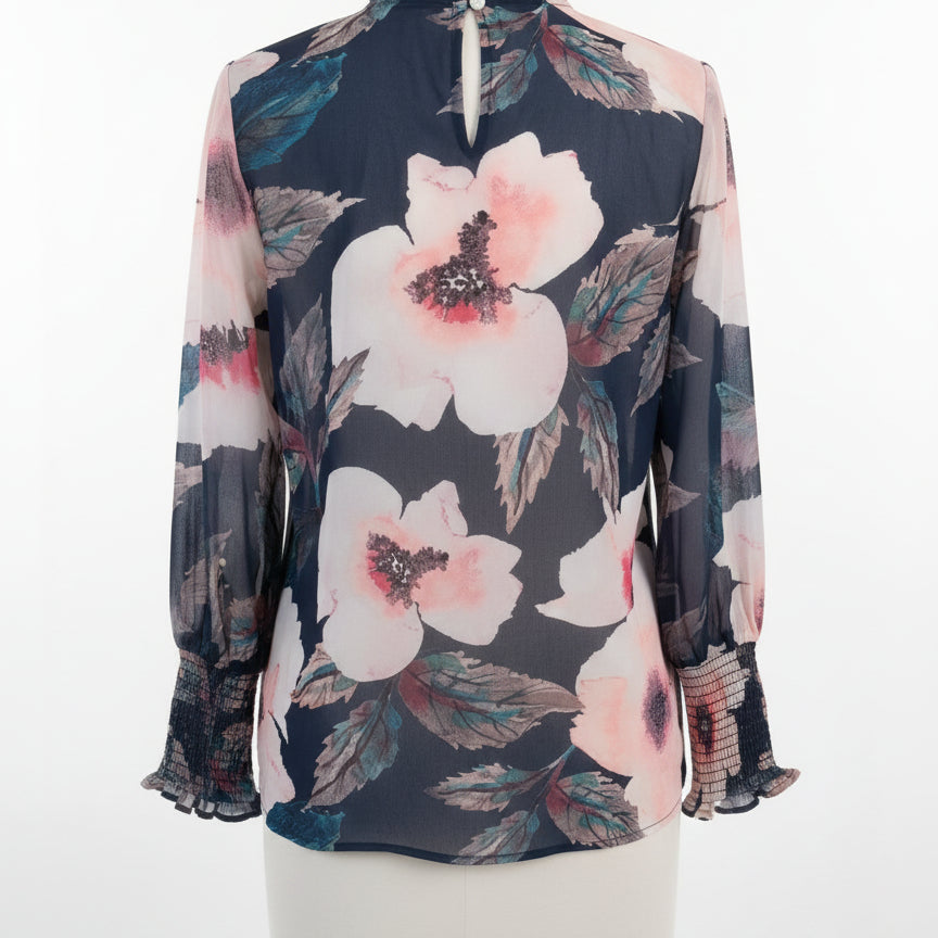 Blouse Creation · Tops · 12 · NavyPink Floral