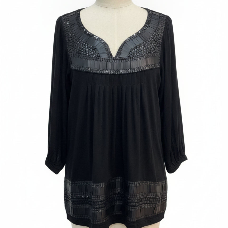 Anthropologie · Blouse · Medium · Black