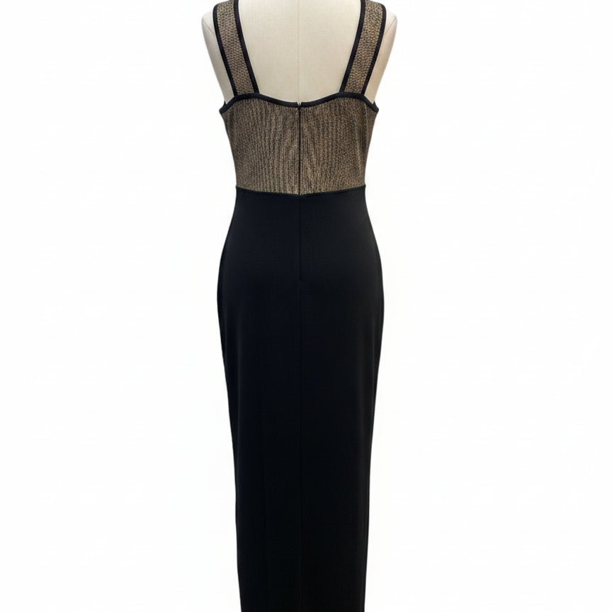 TCR · Evening Dress · 16 · GoldBlack