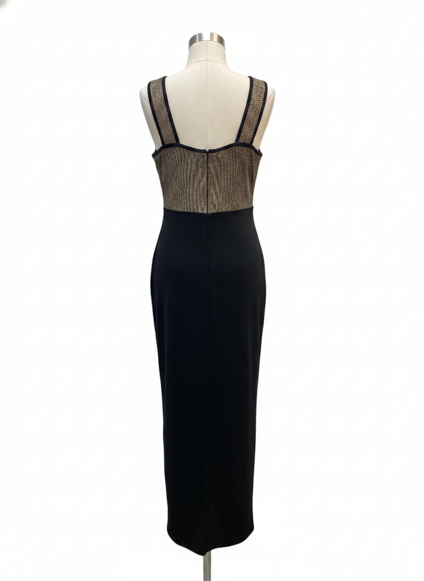 TCR · Evening Dress · 16 · GoldBlack