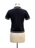 Bailey44 · Knit Top · Medium · Black/White
