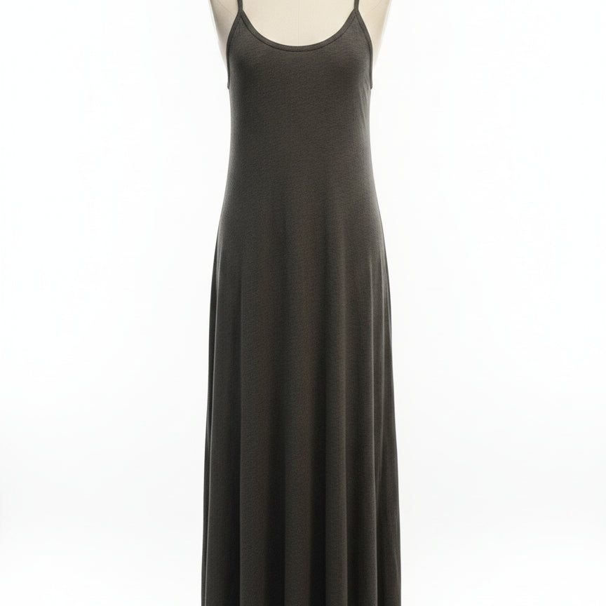 Madewell · Spaghetti Strap Dress · Large · Moss