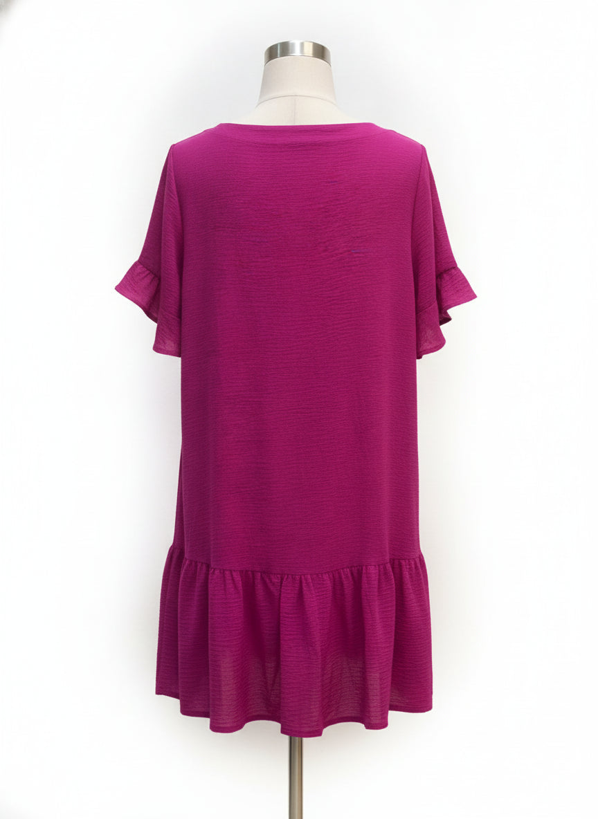 Aoulaydo · Dress · Large · Fuchsia