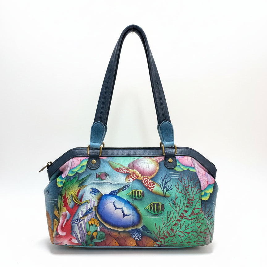 Anuschka · HandPainted Under the Sea Turtles and Friends · Shoulder · Multi