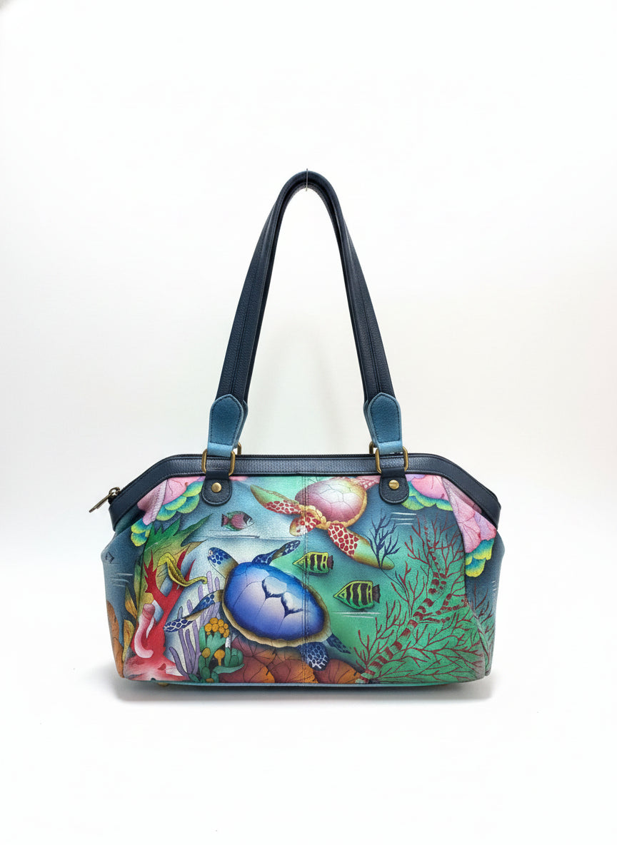 Anuschka · HandPainted Under the Sea Turtles and Friends · Shoulder · Multi