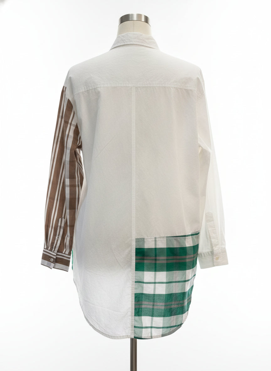 Alemblka · LongSleeve Shirt · Medium · White/Green