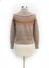 NicoleMiller · Fair Isle · Small · BrownOrange
