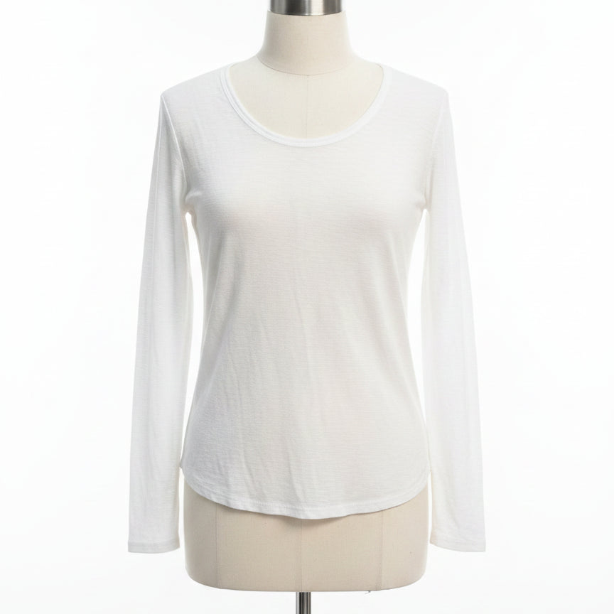 James Perse · LongSleeve Top · 2 · White