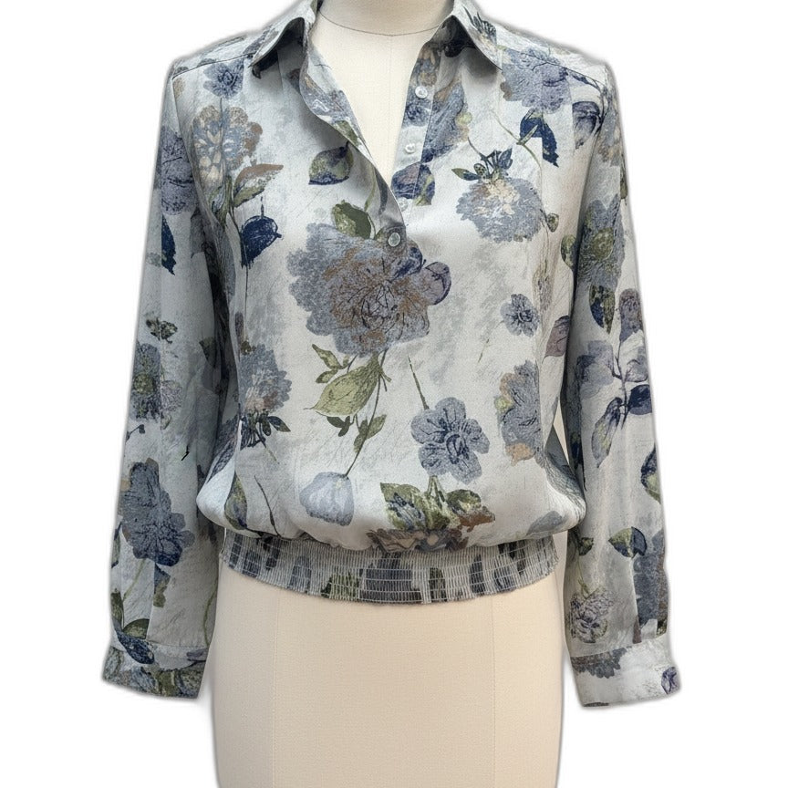 Graff · Blouse · Small · Mint Sage Floral