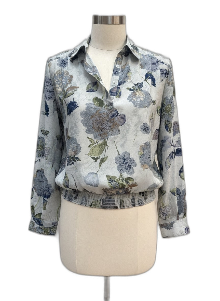 Graff · Blouse · Small · Mint Sage Floral