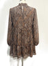 Lauren Conrad · Longsleeve Dress · Small · BrownFloral