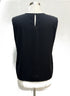 DKNY · Pleated Cap Sleeve Top · Medium · Black