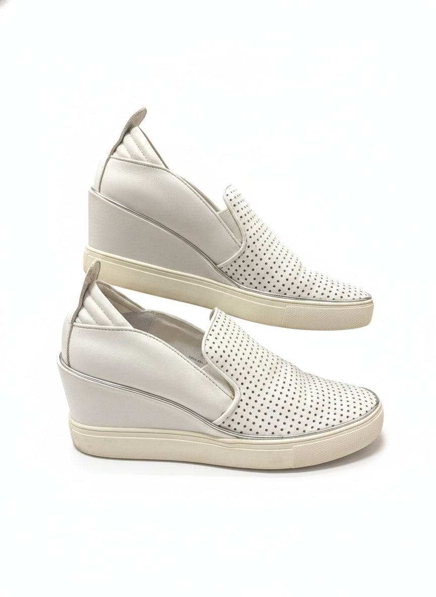 The Wishbone Collection · Emily wedge sneaker · 9.5 · White