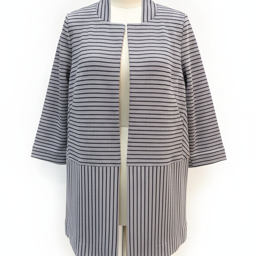 CAbi · New Dappled Stripe · Medium · GrayBlk